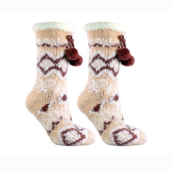 NWT MINX NY SHEA BUTTER INFUSED SLIPPER SOCKS OSFM - Picture 1 of 4